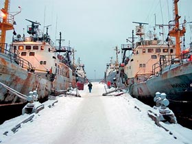 траулеры в норвежском порту. фото АИР