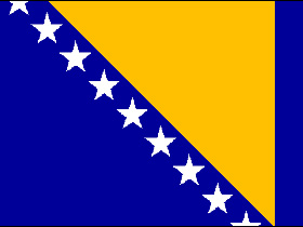 Флаг Боснии и Герцеговины. Фото с сайта eh.lenin.ru (С