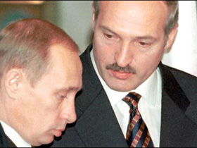 Путин и Лукашенко. Фото "Новая газета" (С)