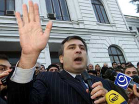 Михаил Саакашвили, президент Грузии. Фото с сайта "КП" (с)