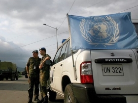 Наблюдатели ООН в Грузии. Фото с сайта daylife.com