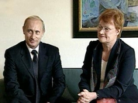 Владимир Путин и Тарья Халонен, фото http://www.newsru.com