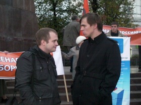 Сергей Ежов и Алексей Захаров. Фото Софьи Крапоткиной