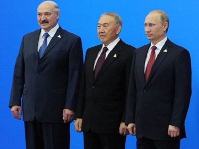 Путин, Лукашенко, Назарбаев Фото из блога vg-saveliev.livejournal.com