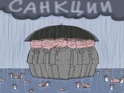 Санкции Карикатура Елкина