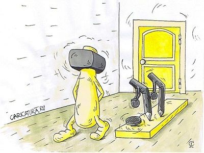 Молот и гвозди (карикатура). Источник - caricatura.ru