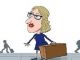 Ксения Собчак идет на выборы. Карикатура С.Елкина, источники - svoboda.org, www.facebook.com/sergey.elkin1