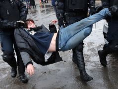 Акция в поддержку Алексея Навального в Санкт-Петербурге 23 января. Фото: Александр Демьянчук/ТАСС