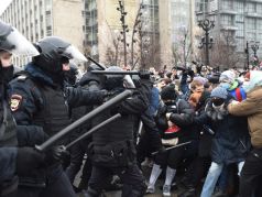 Акция протеста в Москве 23 января. Фото: Юрий Белят / 