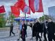 Нацболы со знамёнами. Фото: Александр Воронин, Каспаров.Ru